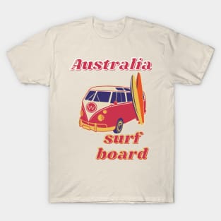 Australia surf board T-Shirt